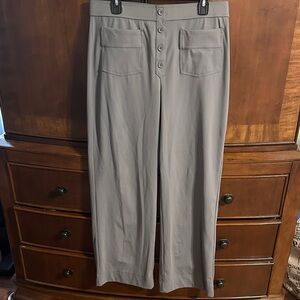 HALARA Charcoal Button-Front Pants